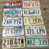 Kenteken Platen USA - Mix van 10 verschillende staten | Fiftiesstore