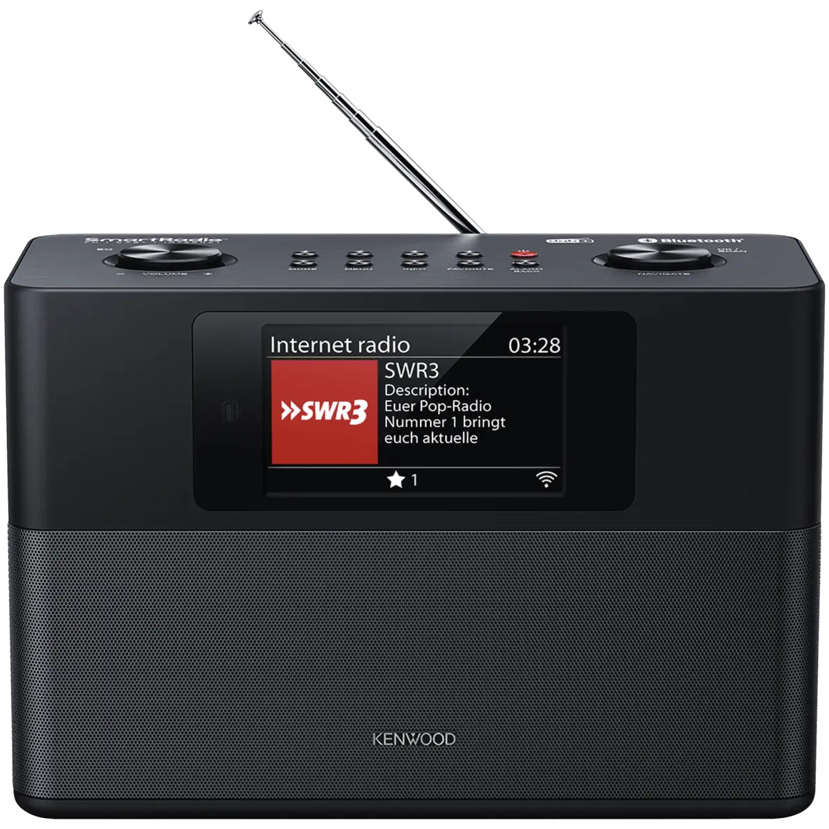 Kenwood CR-ST120S DAB radio Zwart | Kenwood