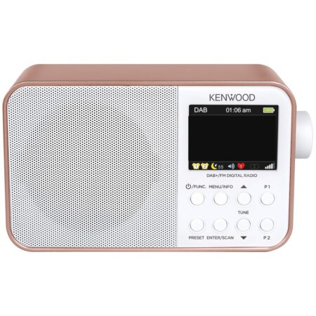 Kenwood CRM30DAB DAB radio Roze | Kenwood