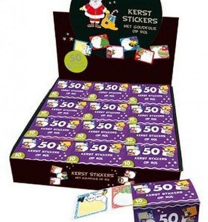 Kerst Kado Etiketten 50 stuks Op Rol |