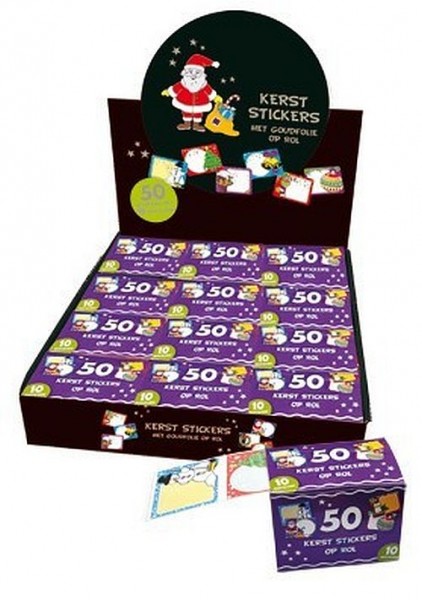 Kerst Kado Etiketten 50 stuks Op Rol |