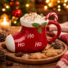 Kerstmok Kerstlaars - 300 ml - Keramiek - Feestelijk Cadeau | OUT OF THE BLUE