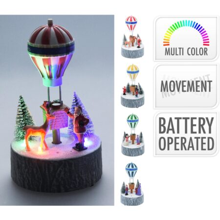 Kersttafereel LED 17cm kunststof | Home & Styling