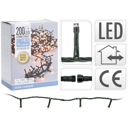 Kerstverlichting Cluster koppelbaar200L | Home & Styling