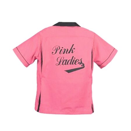 Kids Bowlingshirt Pink Ladies-XS | 29% korting | Cruisin' USA