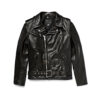 Kids Faux Leather Jacket Black-14 Jaar | 58% korting | Doo-Wop