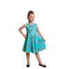 Kids Hearts & Roses Sandra Floral Swing Dress Sky Blue -9 - 10 Jaar | Hearts and Roses