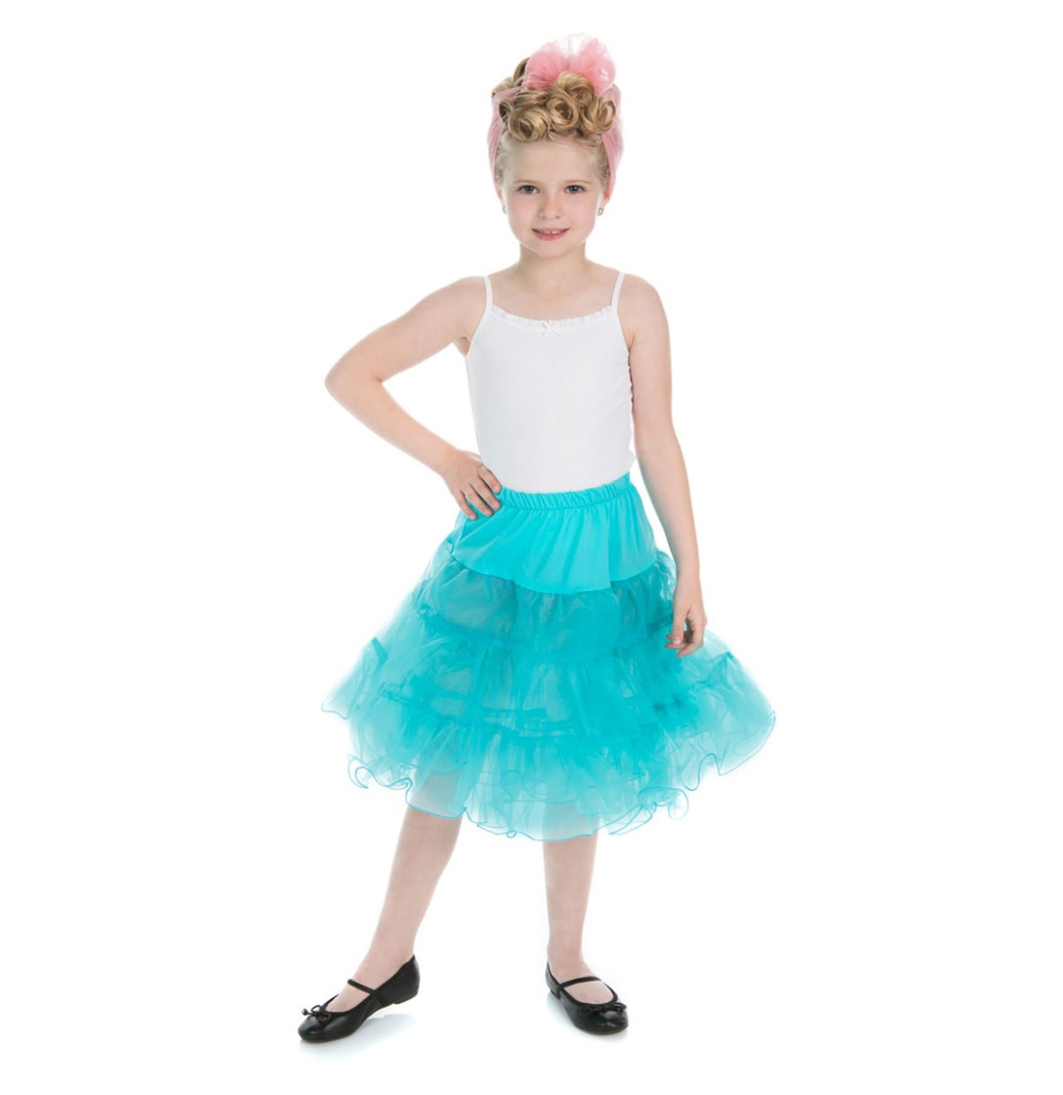 Kids Petticoat in Baby Blue-9 - 10 Jaar | Hearts and Roses