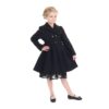 Kids Vintage Swing Coat Black-5 - 6 Jaar | 21% korting | Hearts and Roses