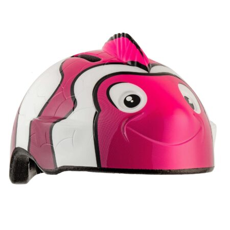 Kinderhelm / Fietshelm Clown Fish Roze Small 49-55 cm | Crazy Stuff