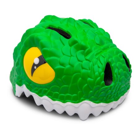 Kinderhelm / Fietshelm Groene Krokodil / Green Crocodile Small 49-55 cm | Crazy Stuff