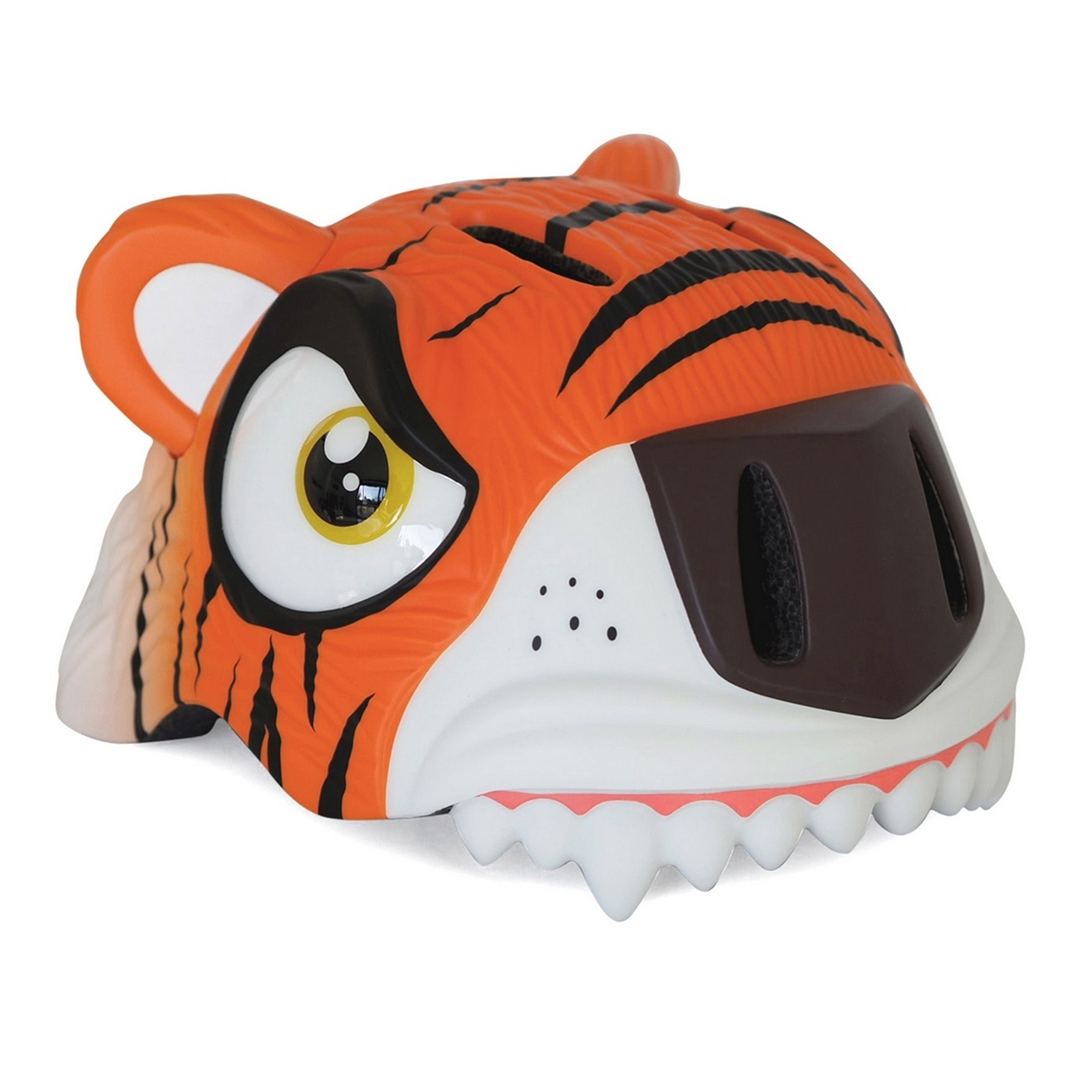 Kinderhelm / Fietshelm Oranje Tijger / Orange Tiger Small 49-55 cm | Crazy Stuff