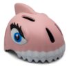 Kinderhelm / Fietshelm Roze Haai / Pink Shark Small 49-55 cm | Crazy Stuff