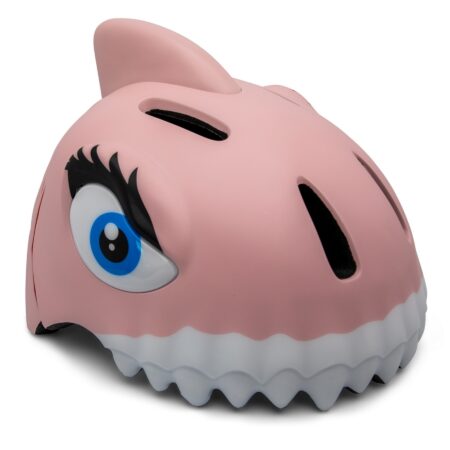 Kinderhelm / Fietshelm Roze Haai / Pink Shark Small 49-55 cm | Crazy Stuff