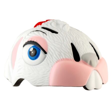 Kinderhelm / Fietshelm Wit Konijn / Bunny White Small 49-55 cm | Crazy Stuff