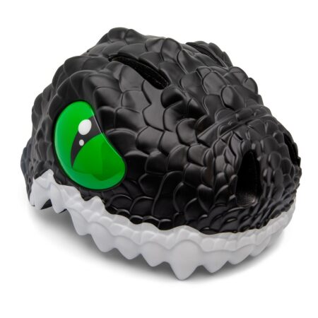 Kinderhelm / Fietshelm Zwarte Draak / Black Dragon Small 49-55 cm | Crazy Stuff