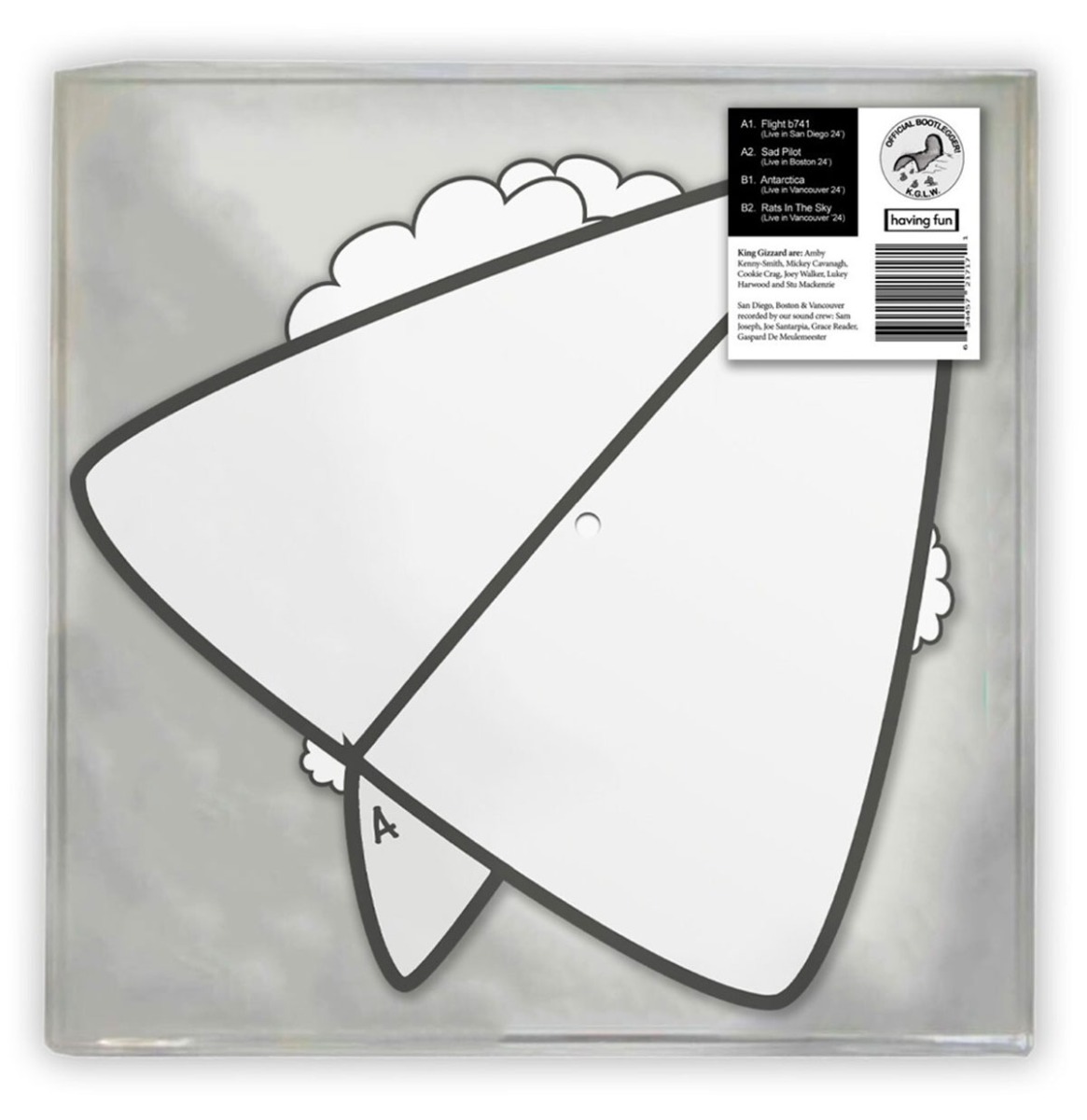 King Gizzard & The Lizard Wizard - Live In 24′ (Paper Airplane Picture Disc) (Record Store Day Black Friday 2025) (LP) | Fiftiesstore