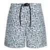 King Kerosin AOP Sailor Kurz Swim Short Ecru-XXXL | King Kerosin
