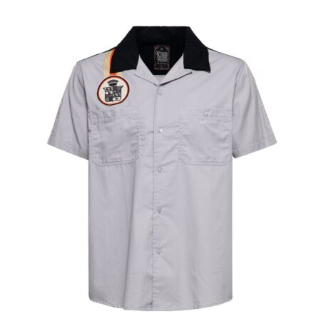 King Kerosin American Legend Work Shirt Steel Grey-M | King Kerosin