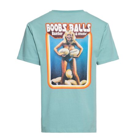 King Kerosin Boobs & Balls Shirt Lake Blue-XXXXL | King Kerosin