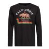 King Kerosin California Basic Longsleeve Black-XL | Fiftiesstore