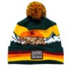 King Kerosin California Motor State Bear Beanie Muts Groen | 25% korting | King Kerosin