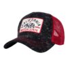 King Kerosin California Motor State Trucker Pet Rood & Zwart | King Kerosin