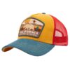King Kerosin California Trucker Pet Camel & Teal & Rood | King Kerosin