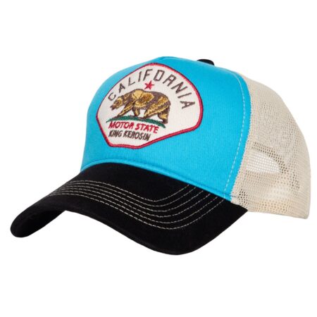 King Kerosin California Trucker Pet Zwart & Blauw | King Kerosin
