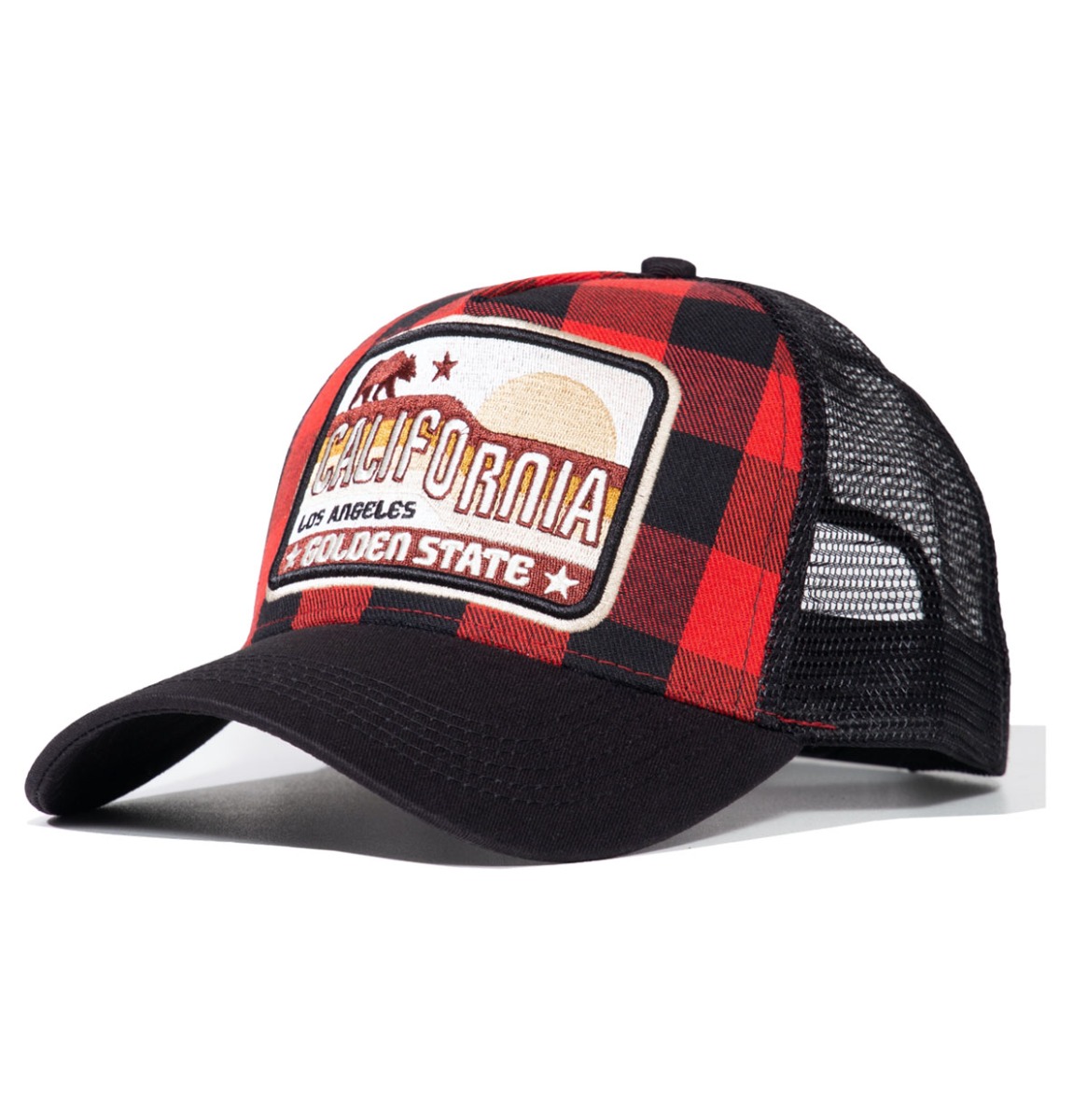 King Kerosin California Trucker Pet Zwart Rood | 12% korting | King Kerosin