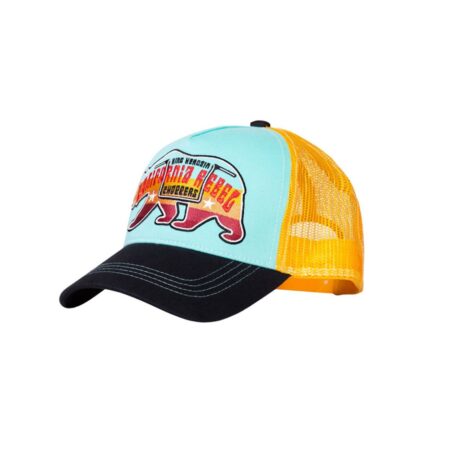 King Kerosin Californian Rebel Trucker Pet Licht Blauw Oranje Zwart | 12% korting | King Kerosin