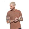 King Kerosin Chopper Until Death Shirt Brown-XXXL | 25% korting | Fiftiesstore