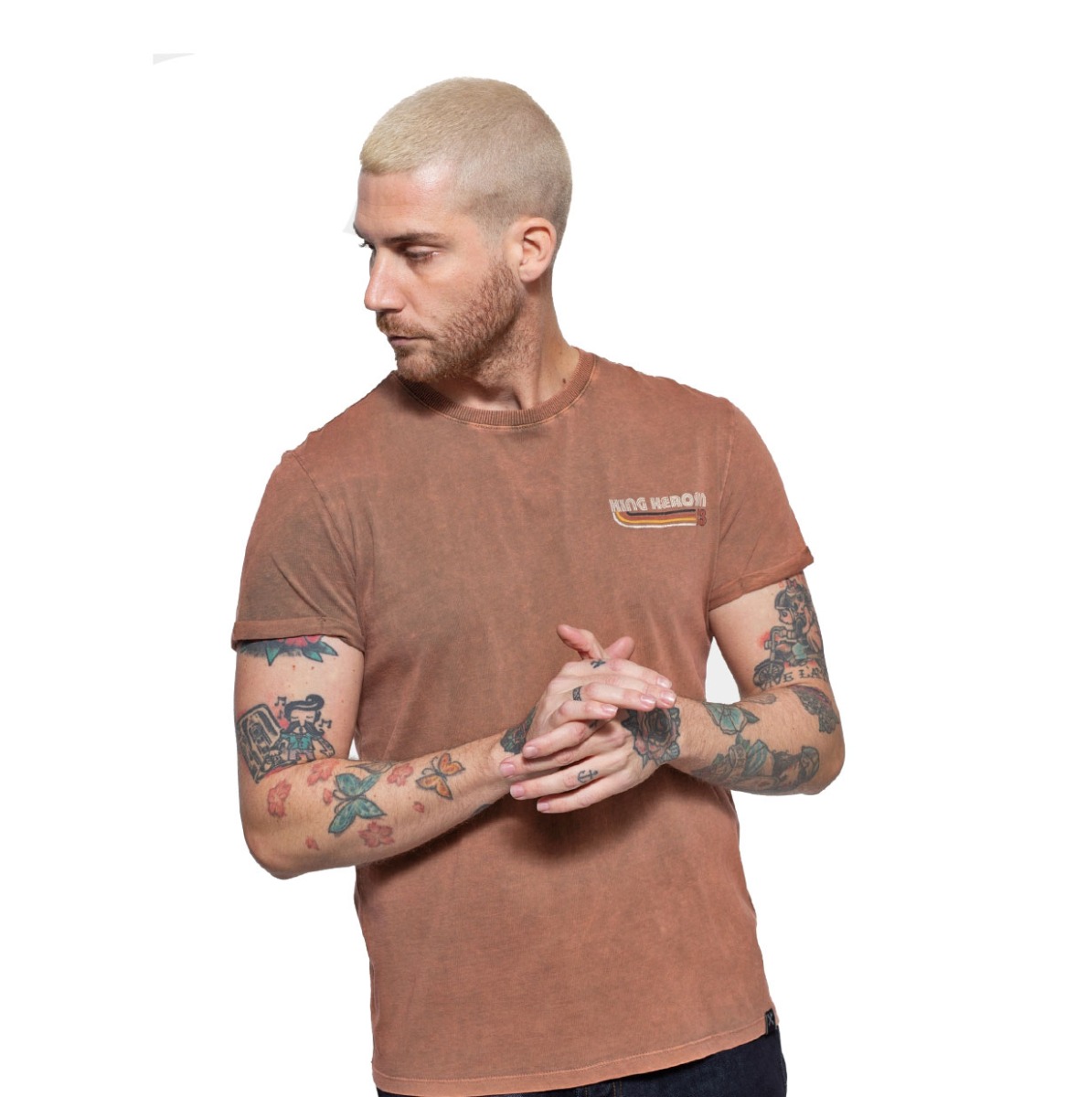 King Kerosin Chopper Until Death Shirt Brown-XXXL | 25% korting | Fiftiesstore