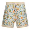 King Kerosin Citrus Cocktail Shorts Cream-3XL | King Kerosin