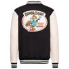 King Kerosin College Sweat Jacket 'Super Cock' Black/White-L | Fiftiesstore