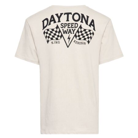 King Kerosin Daytona Speedway T-shirt Off White-3XL | King Kerosin