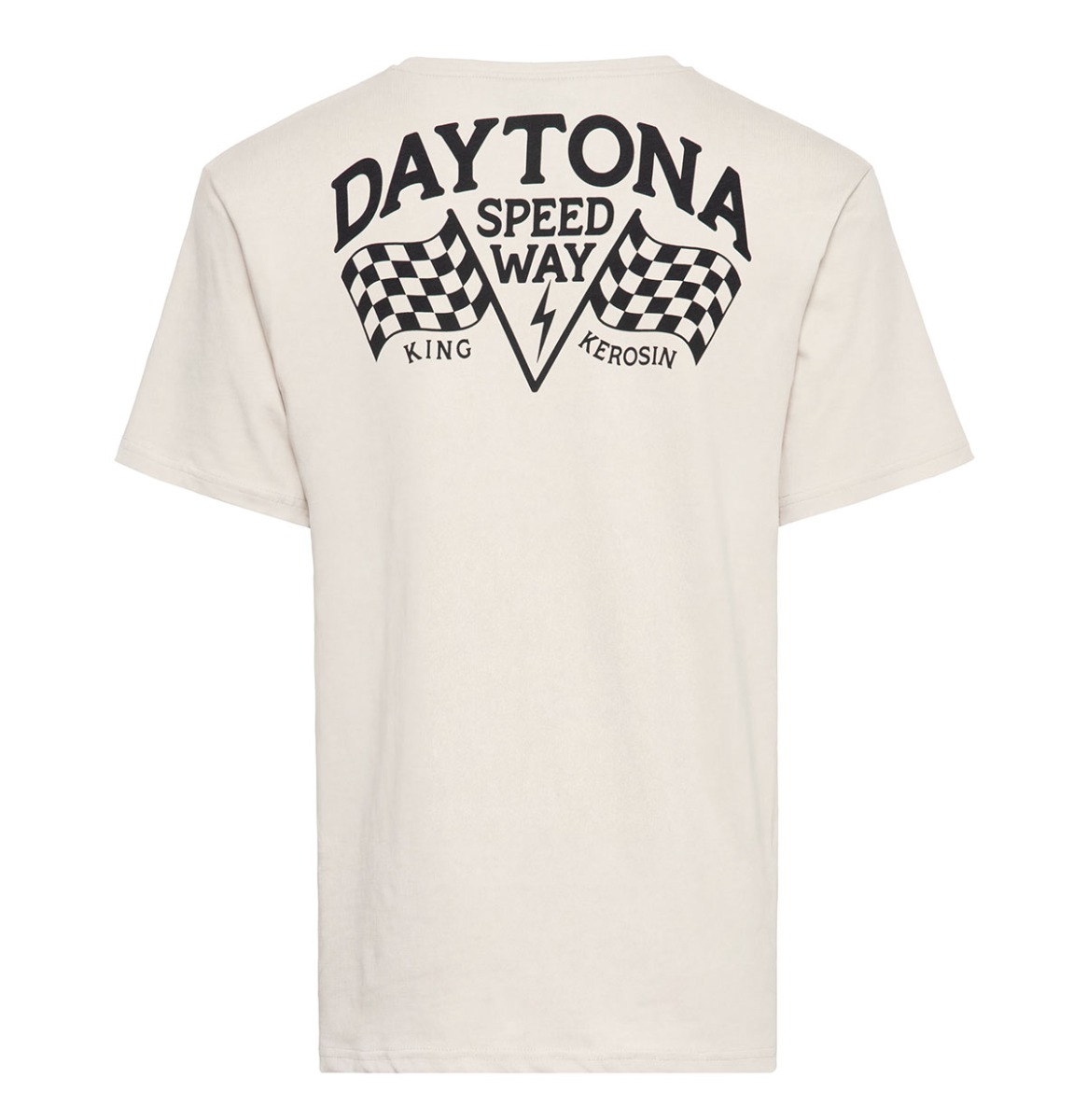 King Kerosin Daytona Speedway T-shirt Off White-3XL | King Kerosin