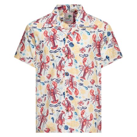 King Kerosin Deep Sea Lobster Shirt Off White-4XL | King Kerosin