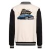 King Kerosin Detroit Greaser College Jacket Ecru-XXXL | King Kerosin