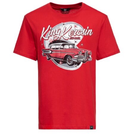 King Kerosin Edsel T-Shirt Red-S | King Kerosin