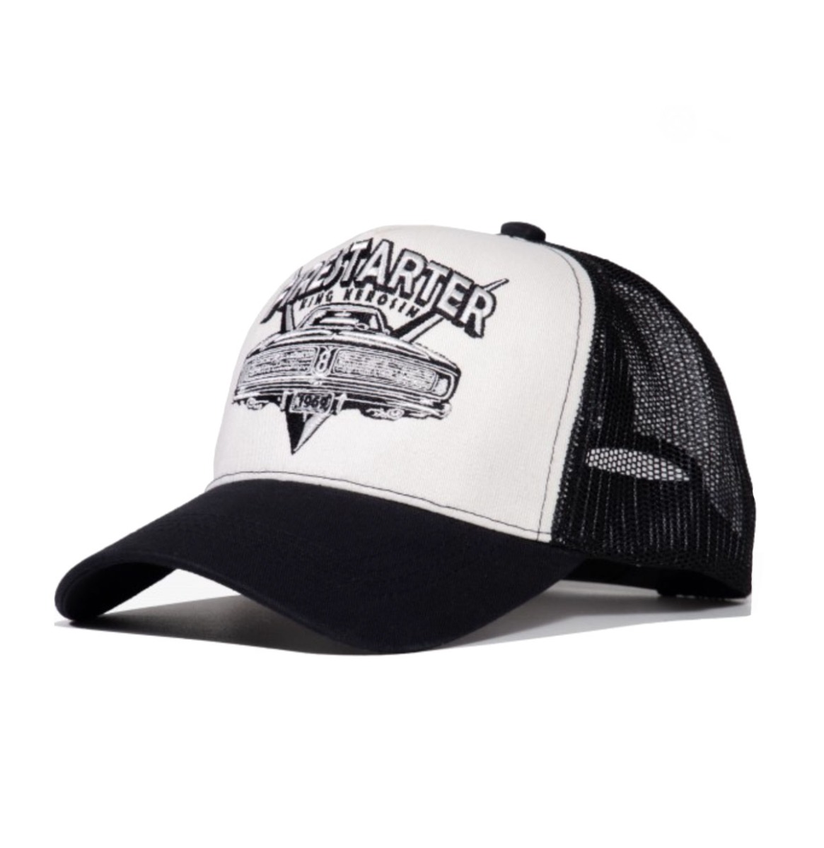 King Kerosin Fire Starter Trucker Pet Zwart Gebroken Wit | 12% korting | King Kerosin