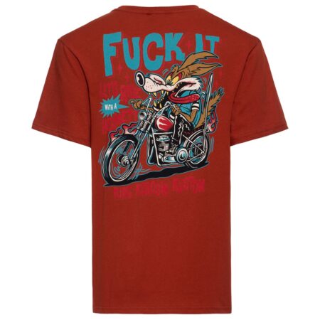 King Kerosin Fuck It T-shirt Rust-L | King Kerosin