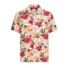 King Kerosin Hawaii Hibiscus Shirt Off White -XXL | King Kerosin