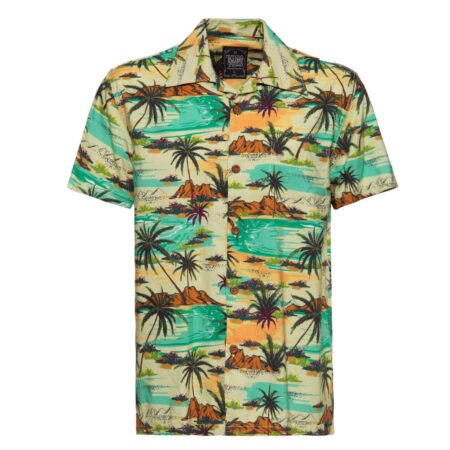 King Kerosin Hawaii Shirt Tropical Sea-S | 29% korting | King Kerosin