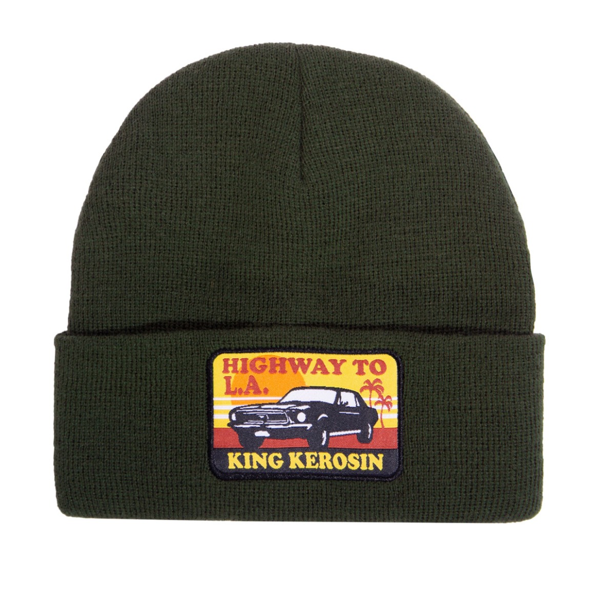 King Kerosin Highway To L.A. Beanie Muts Groen | 25% korting | King Kerosin