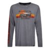 King Kerosin Highway To LA Longsleeve Shirt Steel Grey-XXXXL | 22% korting | King Kerosin