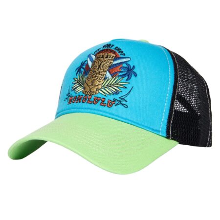 King Kerosin Honolulu Trucker Pet Groen & Blauw | King Kerosin