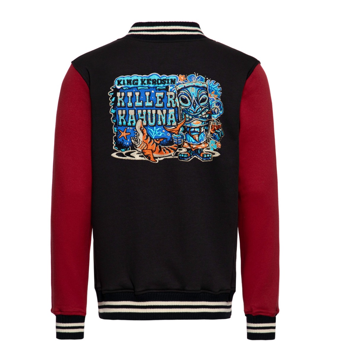 King Kerosin Kahuma College Jacket Black-M | King Kerosin