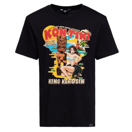 King Kerosin Kon-Tiki T-Shirt Black-XXXXL | King Kerosin