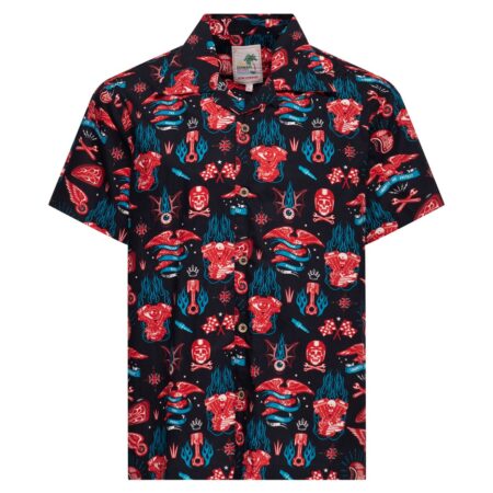 King Kerosin Kustom Kulture Shirt Black-4XL | King Kerosin